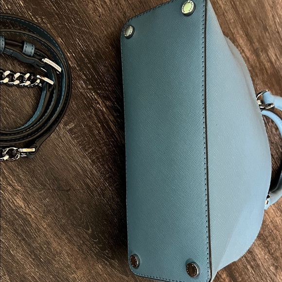 NWOT Michael Kors Light Blue Satchel - Picture 9 of 9